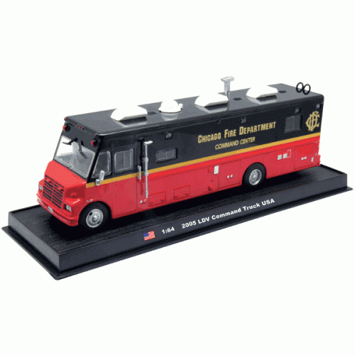  LDV Command Truck 2005 die-cast Fire Truck Model 1:64