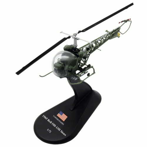 Bell OH-13 Sioux die-cast Model 1:72