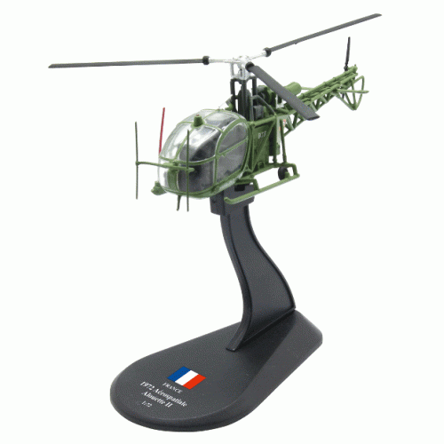 Aerospatiale Alouette II die-cast Model 1:72