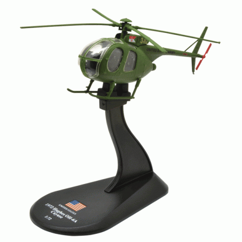 Hughes OH-6 Cayuse die-cast model 1:72 