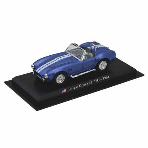 New In Box Blue Road Signature 1/43 Scale Diecast  1964 Shelby Cobra  427 S/C 