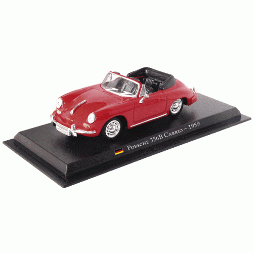 Porsche 356B Cabrio - 1959 die-cast model 1:43