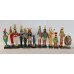 Ancient Egypt Egyptian God set of 13 magazines with figurines resin statue size 5" high (Apademak, Anat, Monthou, Nefertoum, Tatenen, Seghat, Heh, Sokaris, Khnoum, Isis, Tutanchamon, Oupouaout, Ouadiet))