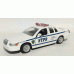 USA Police set of 5 magazines with metal models in scale 1:43 (Ford Mustang California Highway Patrol, Ford Crown Victoria Police NYPD USA, Ford Coupe California Highway Patrol, Dodge Magnum R/T City Police, Volkswagen Beetle Police Department) 
