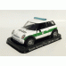 Germany Police set of 4 magazines with metal models in scale 1:43 (BMW Mini Cooper Polizei München, Mercedes Benz 180D, Porsche 911 Bundespolizei Austria, Mercedes-Benz E-Klasse Polizei Berlin) 