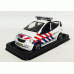 Police set of 4 magazines with metal models in scale 1:43 (Renault Scenic RX4 Spanish Policia Nacional Spain, Volvo V70 Wagon Helisnki Polis Finland, Mercedes 140A Class Amsterdam Politie Holland, Mercedes ML320 Guardia Civil Spain) 