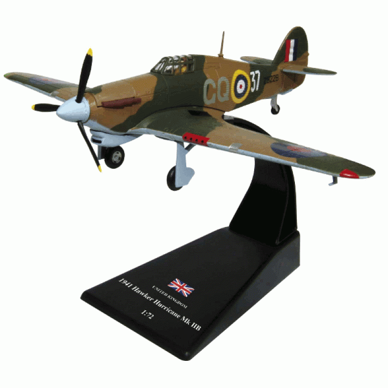 hawker hurricane diecast model