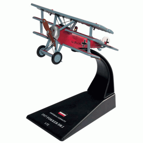 FOKKER DR.I 1917 die-cast Model 1:72