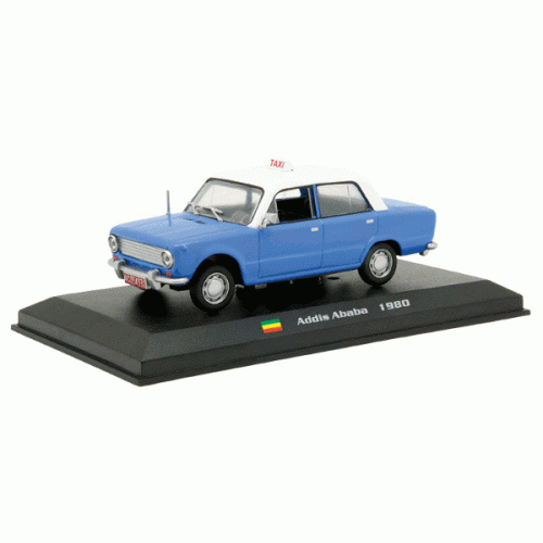 Lada 1200 - Addis Ababa 1980 die-cast model 1:43