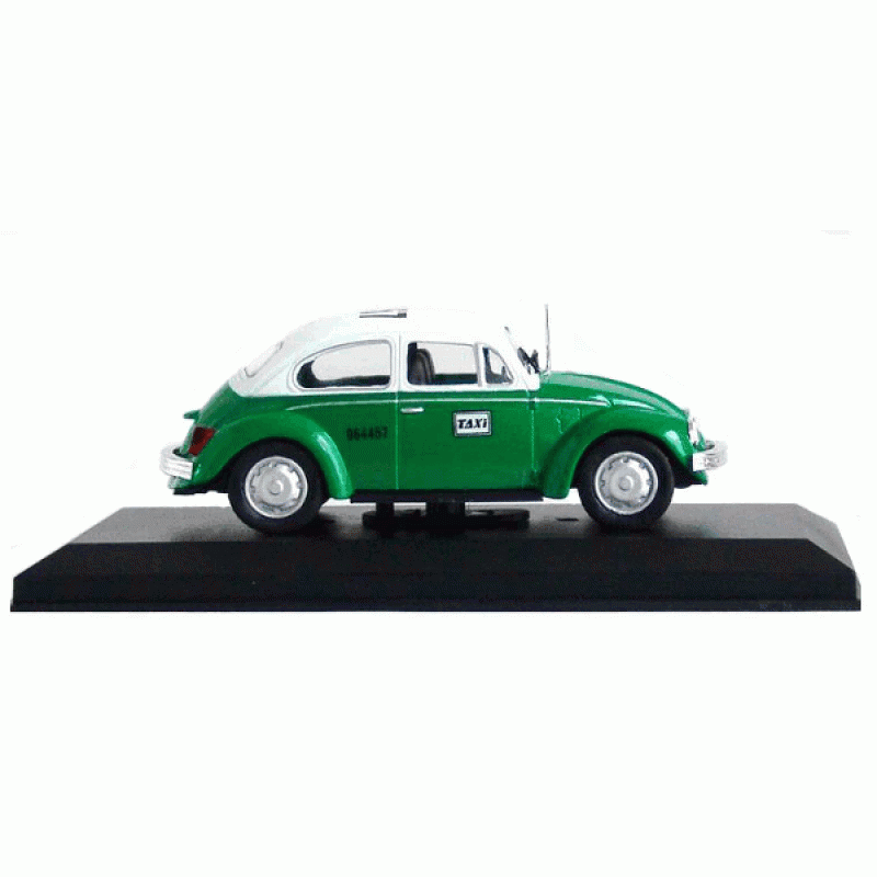 VW Beetle Garbus Mexico 1985 Taxi Cab 1:43 Leo Models Diecast modelcar 