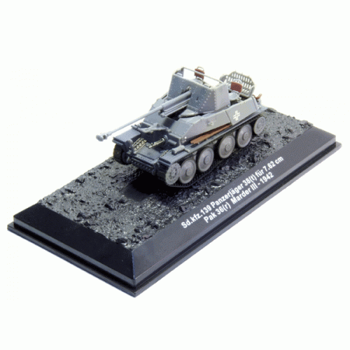  Sd.kfz.139 Panzerjager 38(t) fur 7.62cm Pak 36(r) Marder III -1942 die-cast Model 1:72