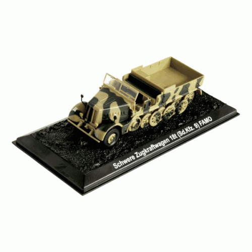 Schwere Zugkraftwagen 18t (Sd.Kfz.9) FAMO - 1944 die-cast Model 1:72