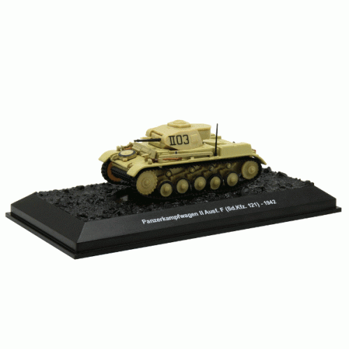 PzKpfw II Ausf. F (Sd.Kfz.121)-1942 die-cast model 1:72  