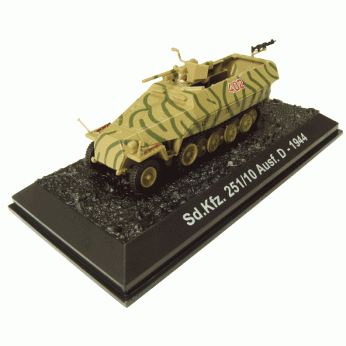 Sd.Kfz.251/10 Ausf.D - 1944 die-cast Model 1:72 