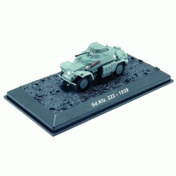 Sd.Kfz. 222 - 1939 die-cast model 1:72 